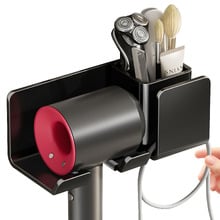 Aluminium Wall Mounted Hair Dryer Caddy